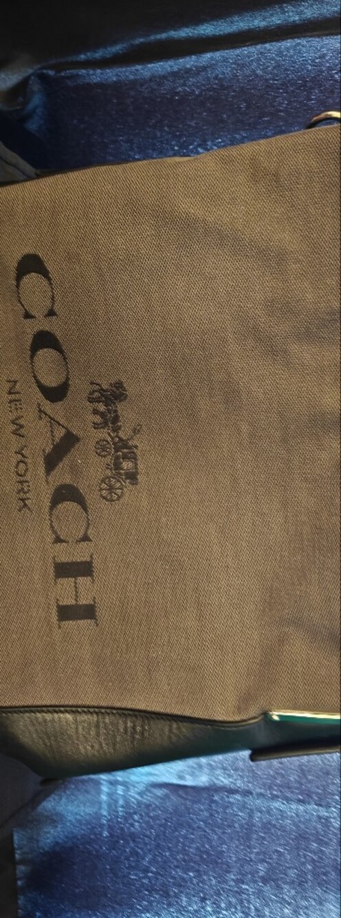 Coach Horse and Carriage Jacquard Dalton 31 Shoulder Bag Grey And Black